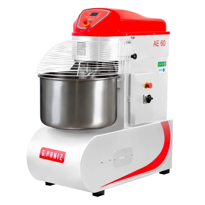 Amassadeira Espiral AE60- G2 G. Paniz 60 kg com 2 Velocidade 220v Trifásico