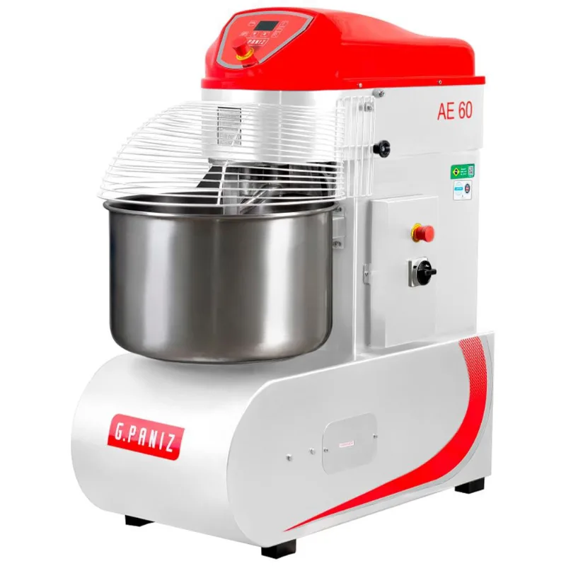 Amassadeira Espiral Epóxi Gpaniz 60kg 2 Velocidades Trifásico 380V ae 60 G2