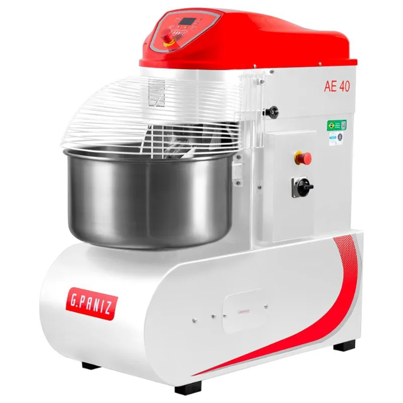 Amassadeira Espiral Epóxi Gpaniz 40kg 2 Velocidades Trifásico 380V ae 40 G2