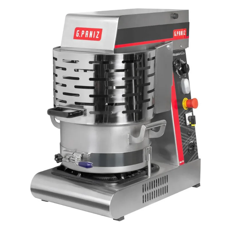 Masseira Aquecida Gpaniz a Gás 10kg Inox Masseirella 220V ma 10