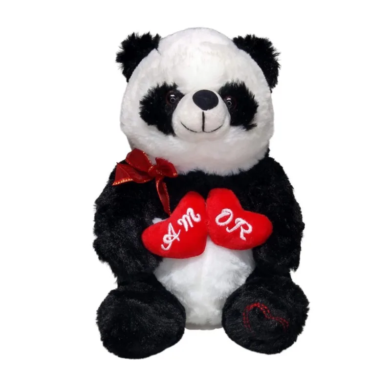 Panda De Pelúcia Amor - 28 Cm