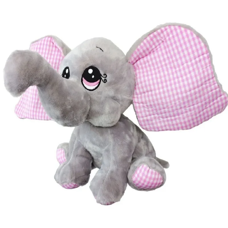 Elefante De Pelucia Grande 40Cm Fizzy