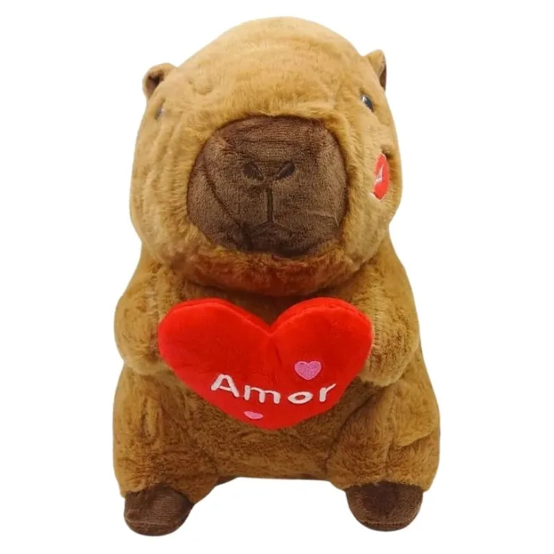 Pelúcia Fizzy Capivara Com Coração FC2897 7933 (MP)