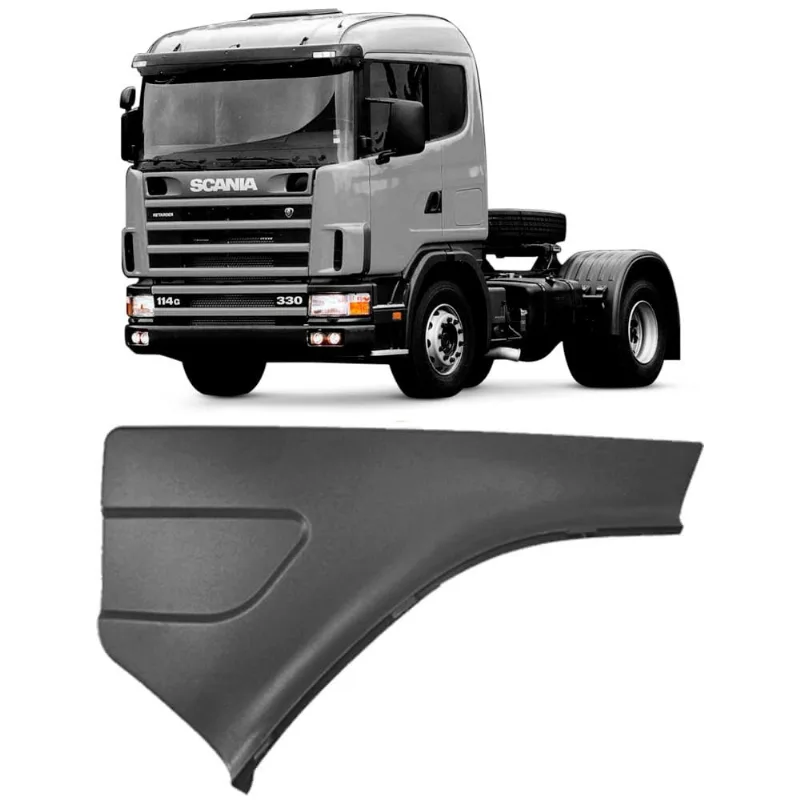 Acabamento Paralama Scania R114 97 a 2008 Traseiro Passageiro Superior
