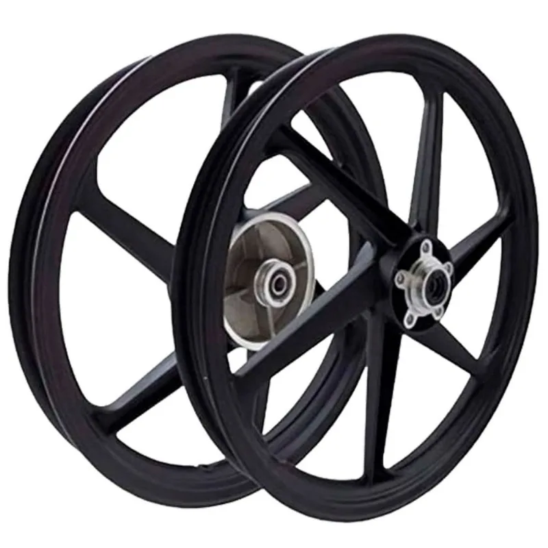Aro Liga Leve BHD Titan 150 EX/ESD 2004 A 2013 Freio A Disco Mod 6 Pontas Preto (MP)