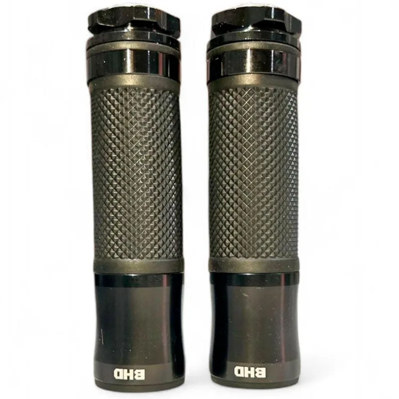 Manopla Para Moto BHD Universal Fire Force Sem Roldana Preto (MP)