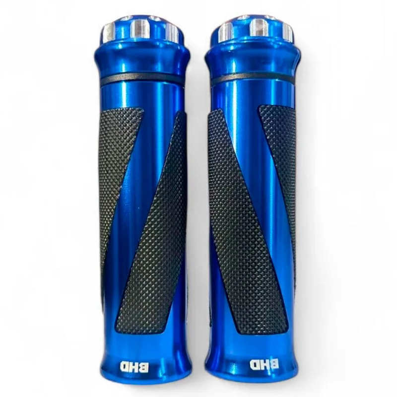 Manopla Para Moto BHD Universal Pro-Melting Sem Roldana Azul (MP)