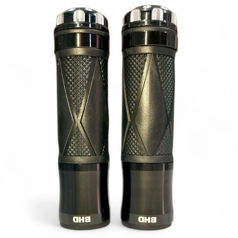 Manopla Para Moto BHD Universal Pro-Road Sem Roldana Preto (MP)