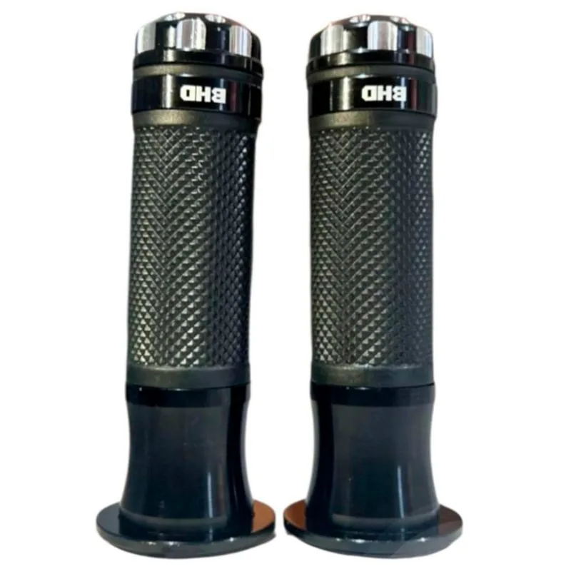 Manopla Para Moto BHD Universal Pro-Star Sem Roldana Preto (MP)