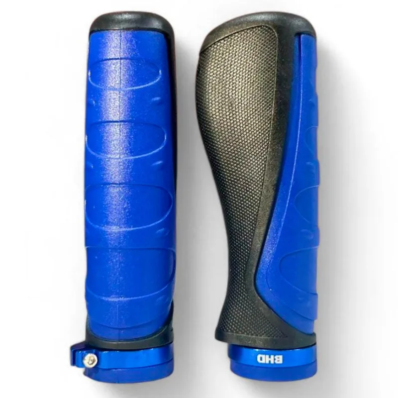 Manopla Para Moto BHD Universal Urban Sem Roldana Preto E Azul (MP)