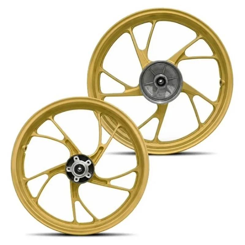 Aro Liga Leve BHD Titan 150 ESD/EX E Fan 150 EDSI 5 Pontas Pé De Galinha Dourado (MP)