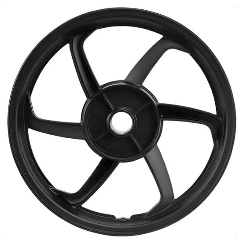 Aro Liga Leve Traseiro BHD Biz 100/110i/125 6 Pontas Preto (MP)