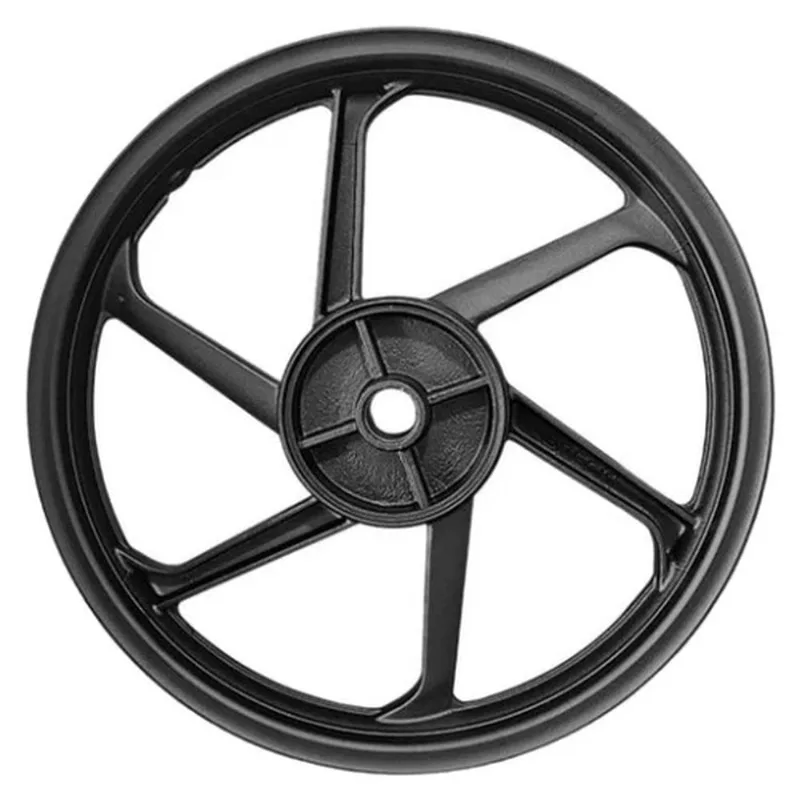 Aro Liga Leve Traseiro BHD Titan 150/Fan 150/Start 150/160 6 Pontas Preto (MP)