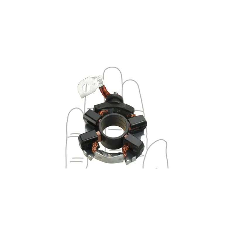 Porta-escova Motor Partida 12V Audi A3 1.8 Jetta Passat Tiguan Golf Polo Unifap