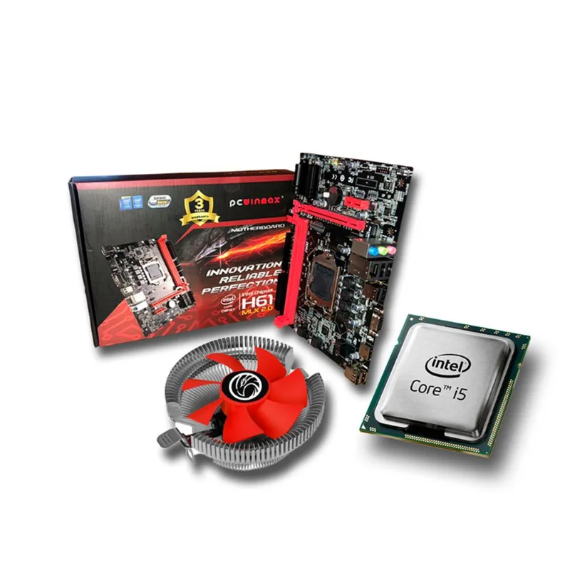 Kit Placa Mãe H61 Processador i5-3470S Cooler Universal