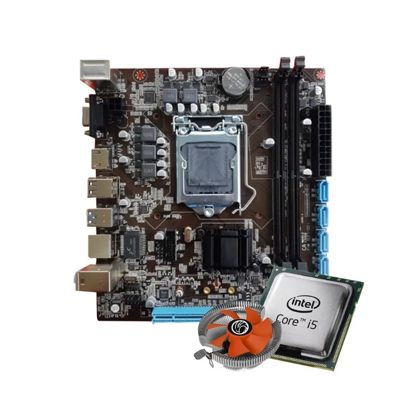 Kit Upgrade Com Placa Mãe H110 Processador I5 6600 6º Geração Cooler