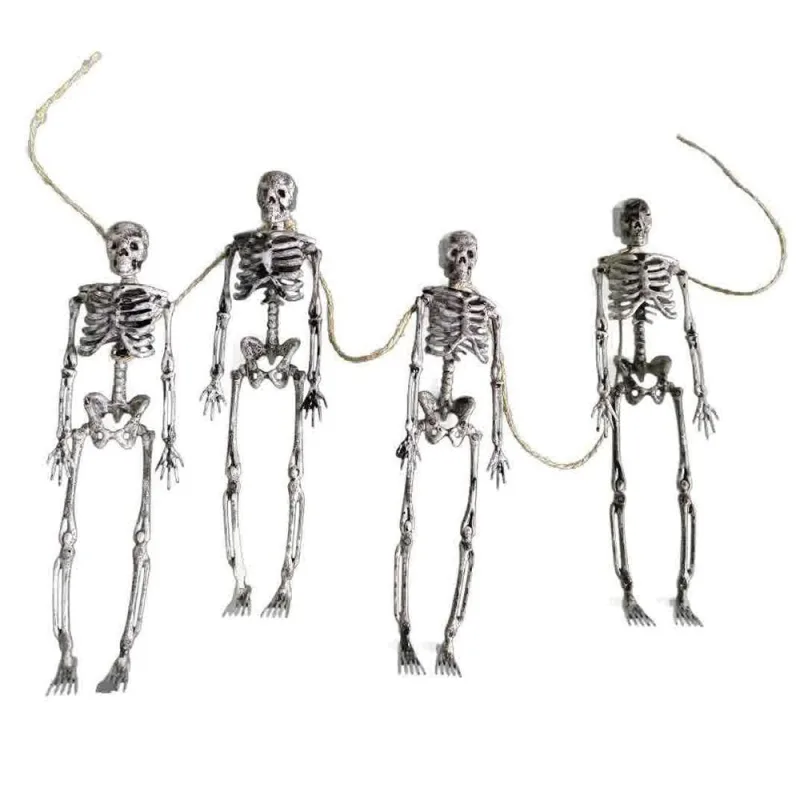Varal Decorativo De Esqueletos Halloween - 100cm - Outros - Artigos Para Festa