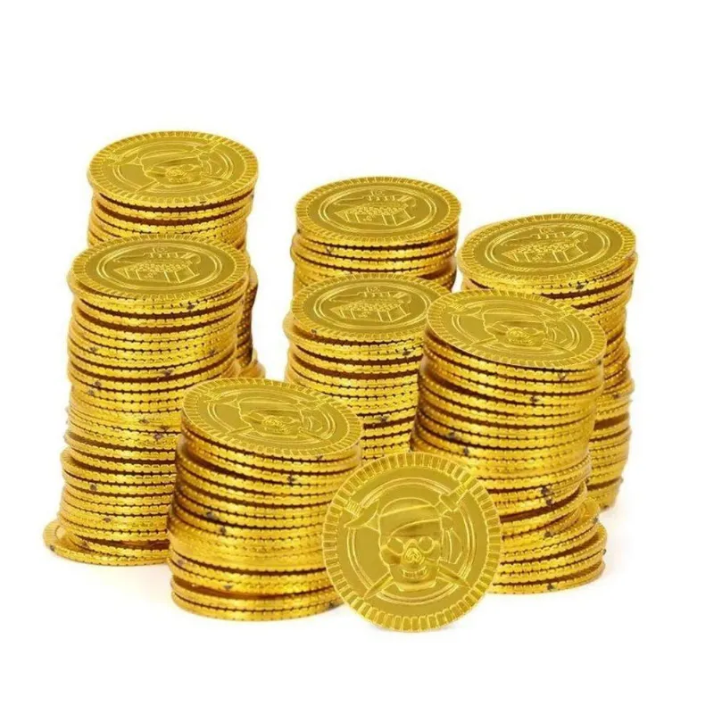 Moedas De Ouro Pirata Cosplay - 24 Unidades