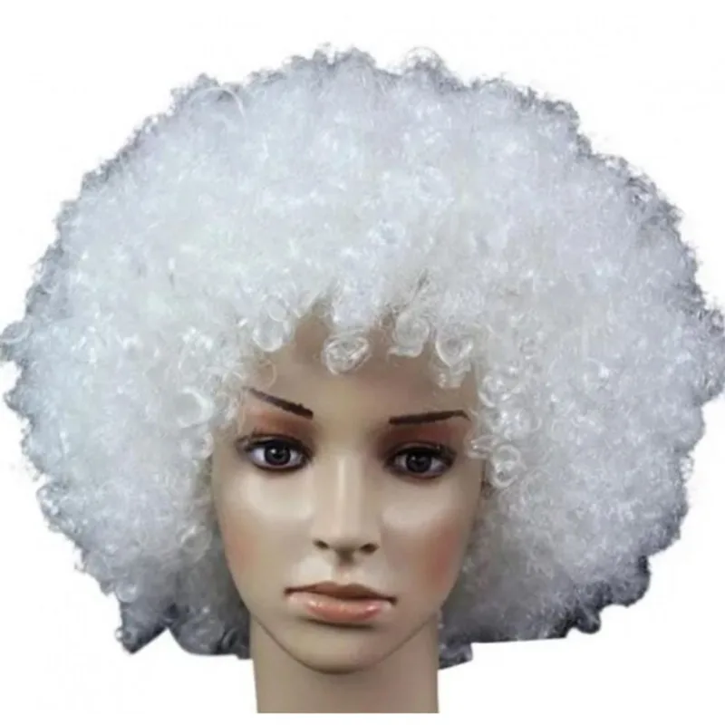 Peruca Sintética Black Power Branca