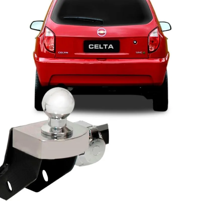 Engate Reboque Rabicho Celta 2001 A 2017 Fixo 700kg Reforço
