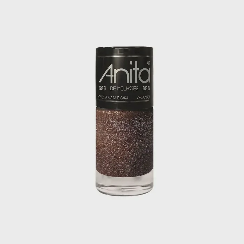 Esmalte Anita Glitter A Gata Cara