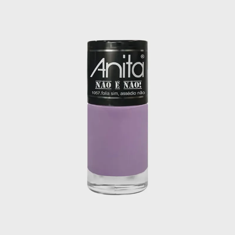 Esmalte Anita Não é Não Folia Sim Assédio Não