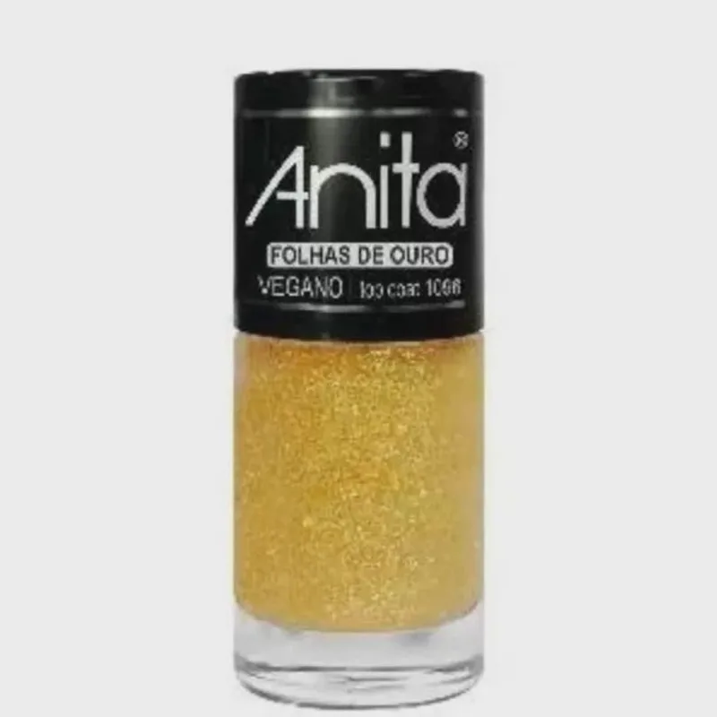 Esmalte anita top coat folha de ouro 10ML