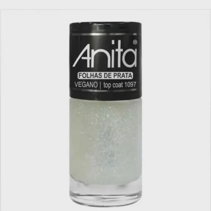 Esmalte anita top coat folha de prata 10ML