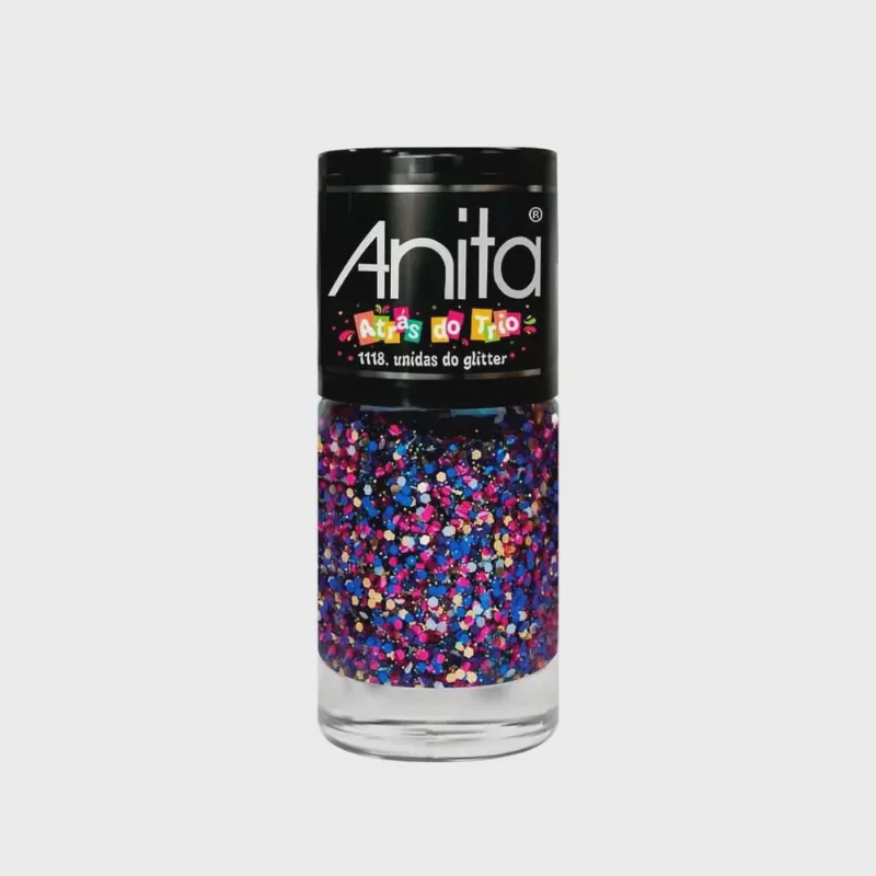 Esmalte anita glitter unidas do glitter 10ML
