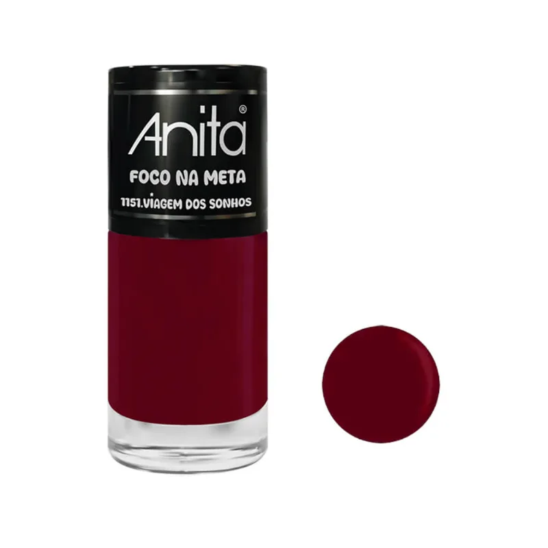 Esmalte Anita Foco na Meta Viagem dos Sonhos Esm Anita 10ml Viagem Dos Sonhos