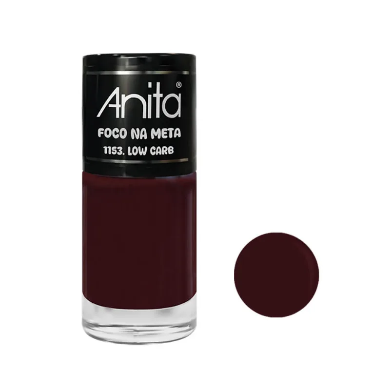 Esmalte Anita Foco na Meta Cremoso Low Carb Esm Anita 10ml Foco Meta Cr.Low Carb