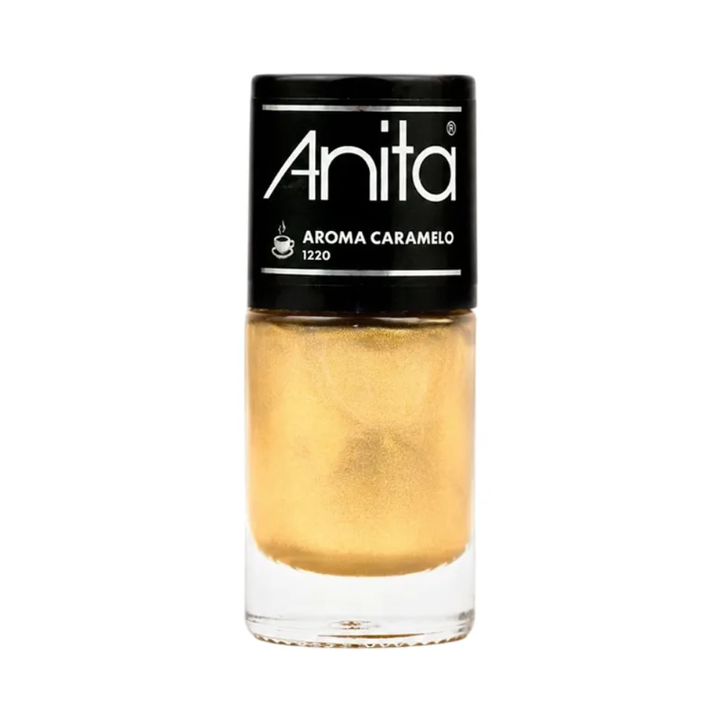 Esmalte Anita Café com a Baggio Aroma Caramelo