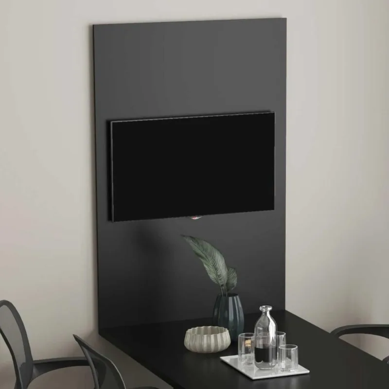 Painel para TV Sala de Reunião Até 32 Polegadas Preto Tecno Mobili - Tecno Mobili