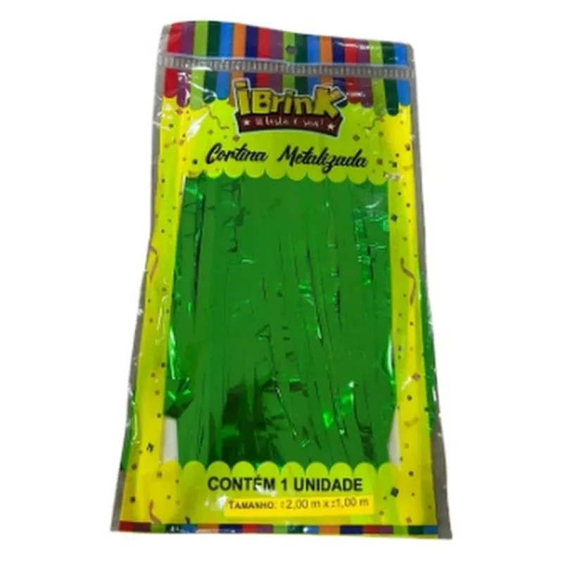 Cortina Metalizada Ibrink Verde 1x2m (MP)