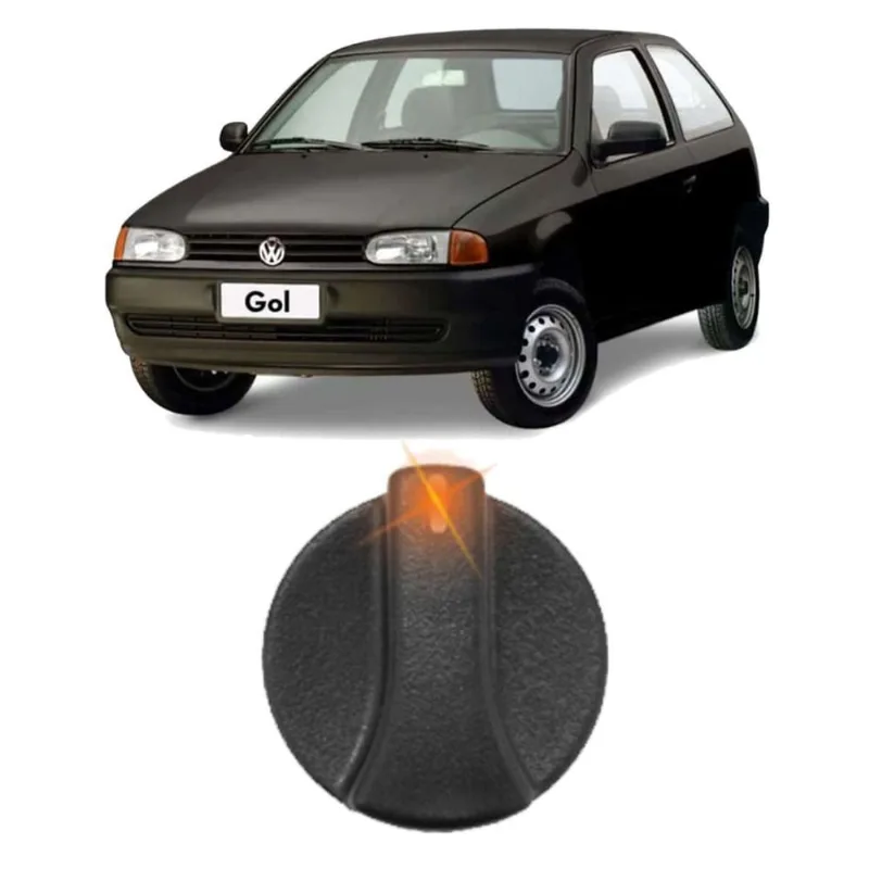 Botão Do Ar Gol Parati Saveiro Bola G2 Led Laranja