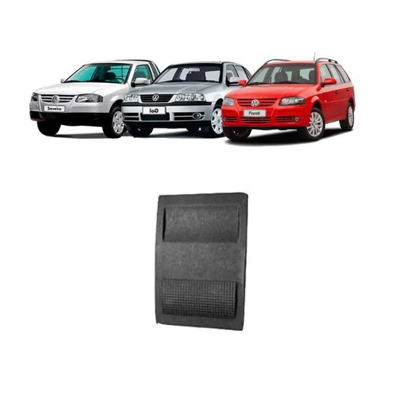 Botão Falso Painel Gol Parati Saveiro G3 1999 A 2005 Preto