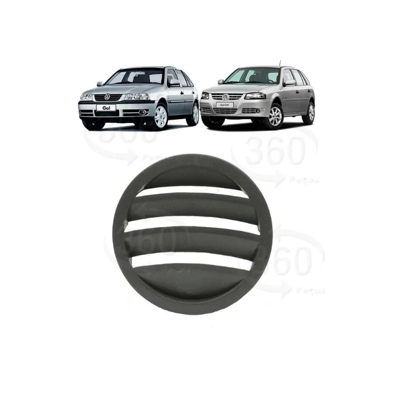 Difusor Grade Saída De Ar Gol Parati Saveiro G3 E G4 Cinza