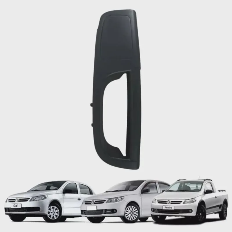 Puxador Interno Porta Gol Saveiro Voyage G5 Cinza Esquerdo Sem Furo