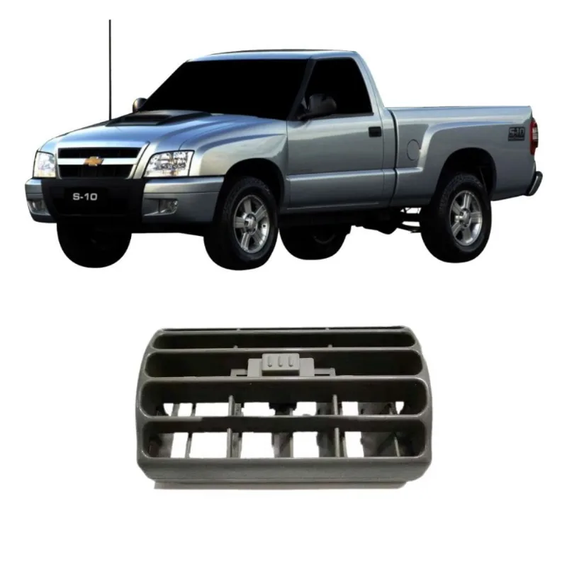 Difusor De Ar Central S10 e blazer 1995 a 2000 - Cinza