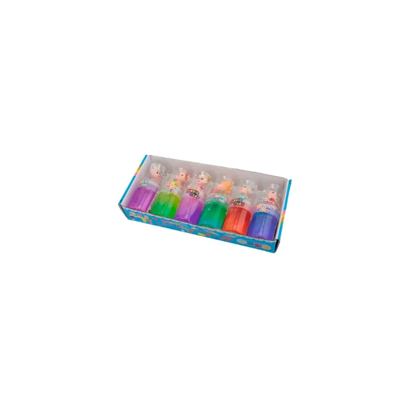 Slime Lama Cristal Boneca c/ Chaveiro Exclusivo (6 Unidades)