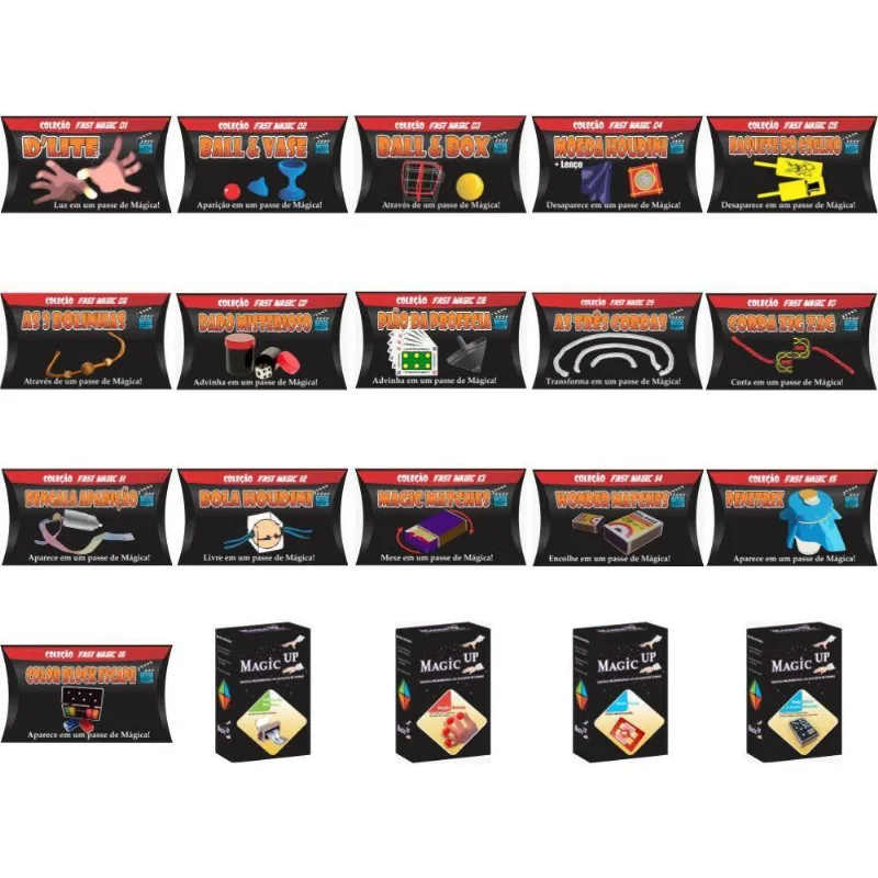 Coleção Fast Magic Com 25 Mágicas Y+