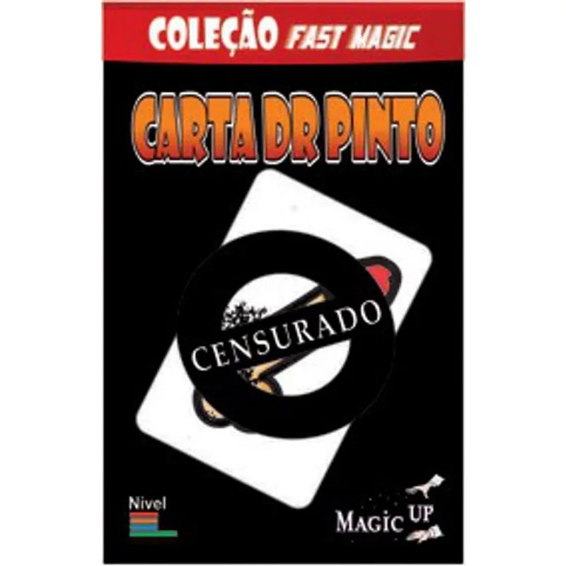 Fastmagic Carta Do Dr. Pinto Coleção Fast Magic Nº 21