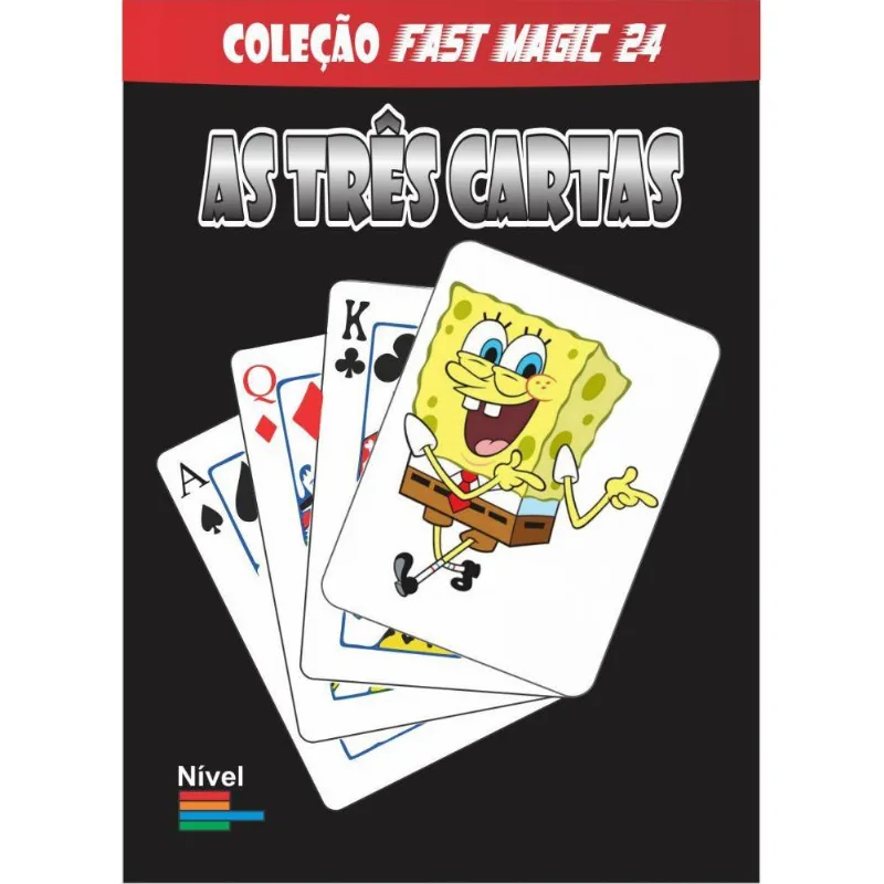 As 3 Cartas Bob Esponja Coleção Fast Magic N 24 R+