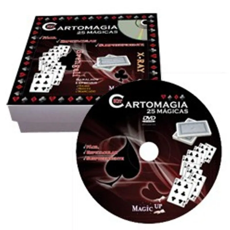 Kit Cartomagia 2 Baralhos Svengali E Bisotê 25 Mágicas G+