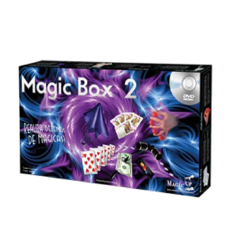 Kit De Magicas Magic Box 2 Com Caneta E Moeda Surpresa