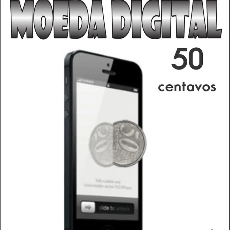 Moeda Digital De 50 Centavos R+
