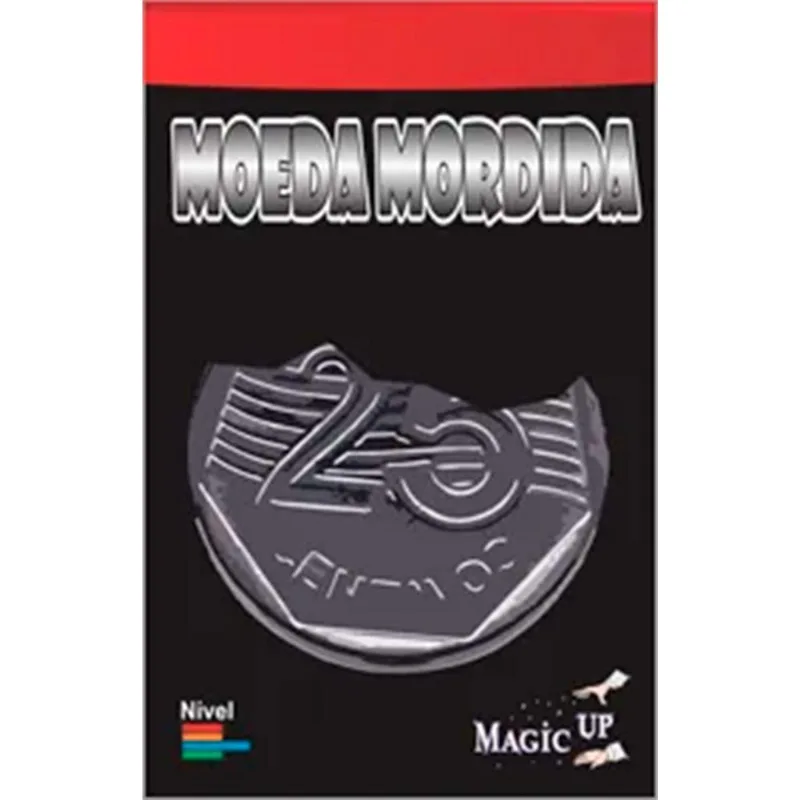 Moeda Mordida 0,25 Centavos Prata - Coleção Fast Magic