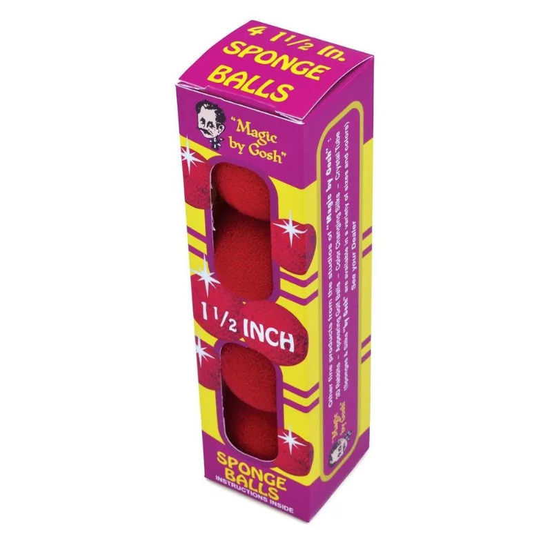 4 Bolas Goshman Normais 1,5 Inch Comum Cor Vermelha M