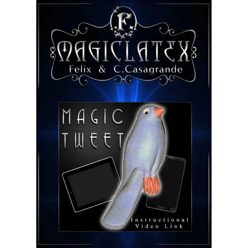 Aparição Do Passarinho Canário Azul Látex - Magic Tweet R+