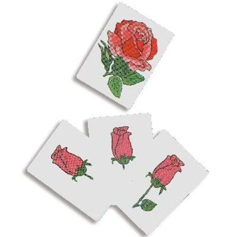 Carta Do Botão Em Rosa D+